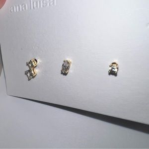 ana luisa earrings *NEVER USED *